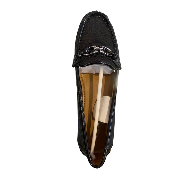 Coach Black Signature Loafers - Picture 2 of 6